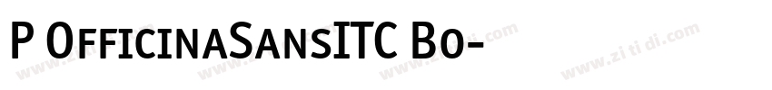 P OfficinaSansITC Bo字体转换